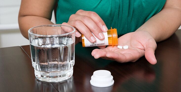 bizkarreko mina arintzeko pilulak hartzea